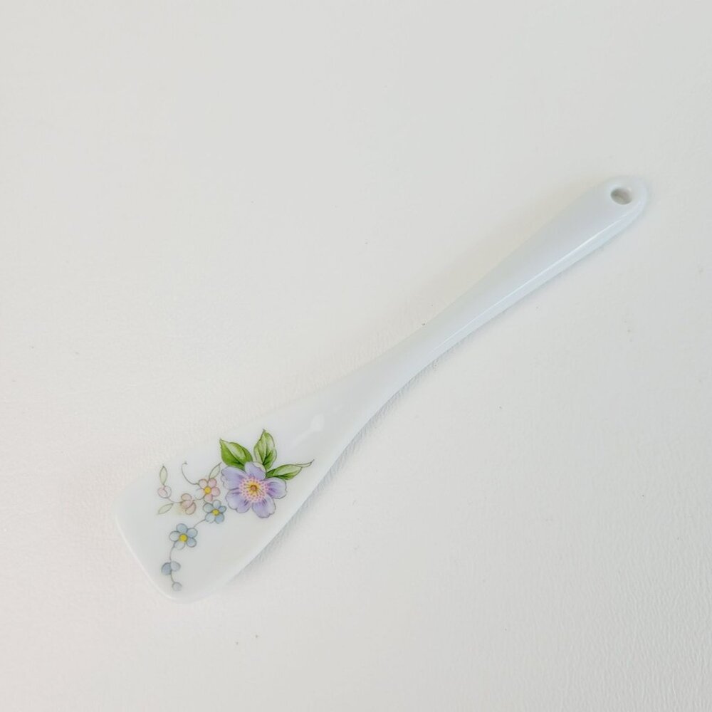 Andrea By Sadek Corona Floral Dessert Serving Set, Chip & Dip Set, Japan c.1996 - Picture 6 of 8